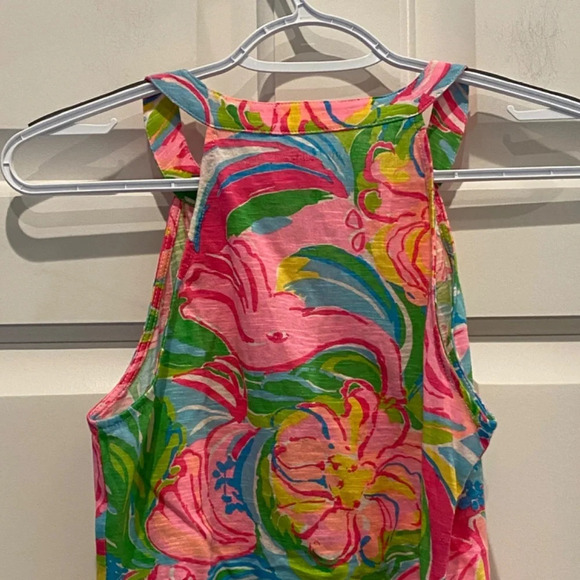 Lillt Pulitzer So A Peeling Elephant Print Arya Tank Top 16709 - Picture 8 of 13